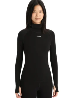 Damen Icebreaker Funktionswäsche & Base Layer^300 Merinofine™ Rollkragenpullover Damen