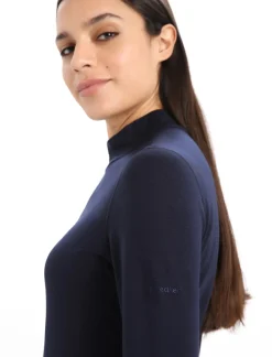 Damen Icebreaker Funktionswäsche & Base Layer^260 Tech Merino Rollkragenpullover Damen
