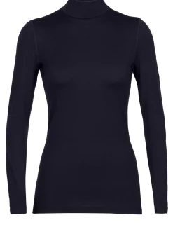 Damen Icebreaker Funktionswäsche & Base Layer^260 Tech Merino Rollkragenpullover Damen