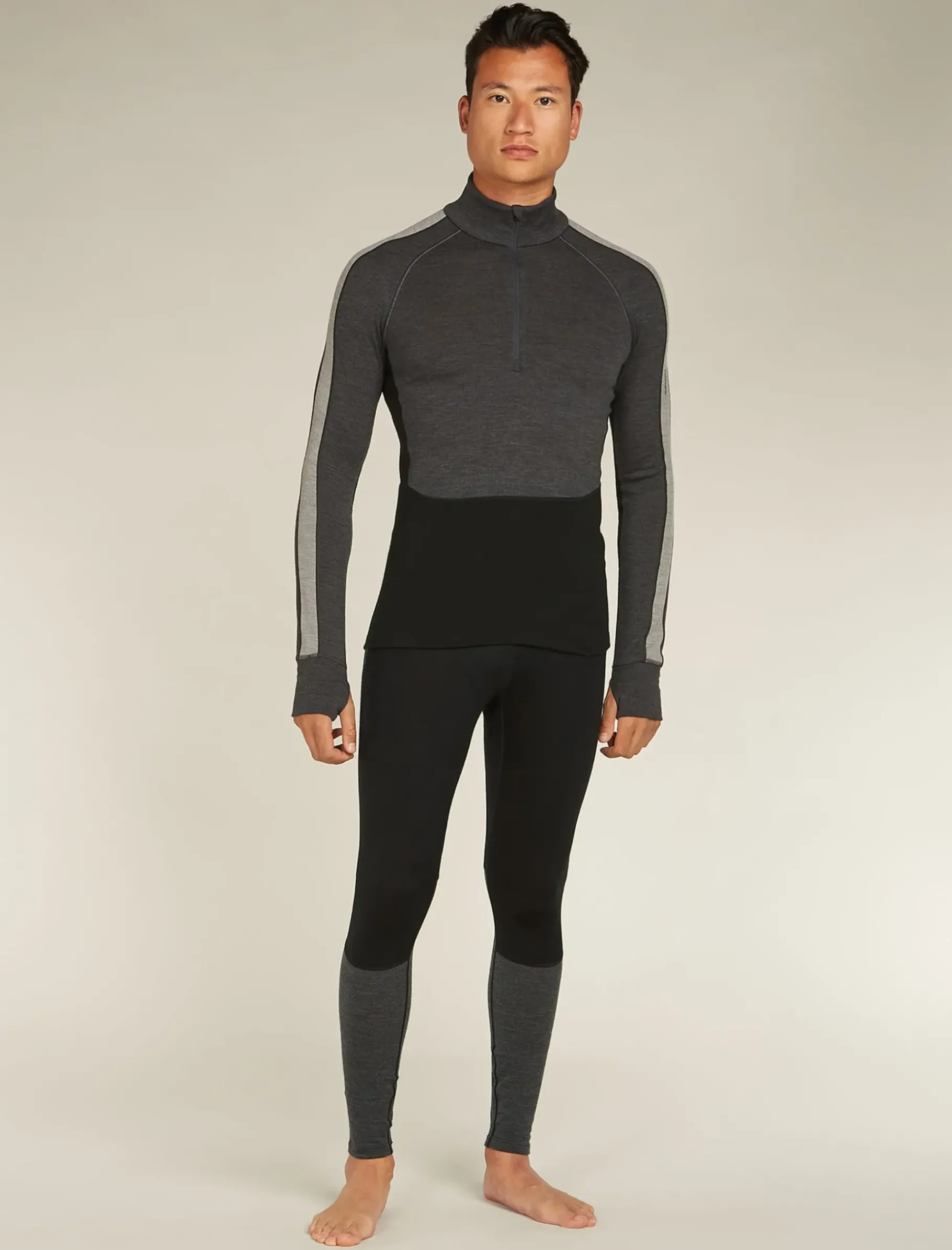 Herren Icebreaker Funktionswäsche & Base Layer^260 Zoneknit™ Merino Half-Zip-Langarmshirt Herren