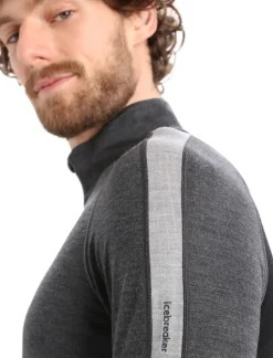 Herren Icebreaker Funktionswäsche & Base Layer^260 Zoneknit™ Merino Half-Zip-Langarmshirt Herren