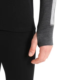 Herren Icebreaker Funktionswäsche & Base Layer^260 Zoneknit™ Merino Half-Zip-Langarmshirt Herren