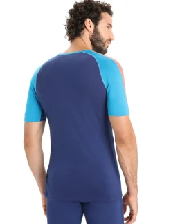 Herren Icebreaker Funktionswäsche & Base Layer^125 Zoneknit™ Merino Kurzarmshirt Herren