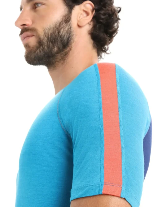 Herren Icebreaker Funktionswäsche & Base Layer^125 Zoneknit™ Merino Kurzarmshirt Herren