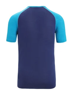 Herren Icebreaker Funktionswäsche & Base Layer^125 Zoneknit™ Merino Kurzarmshirt Herren