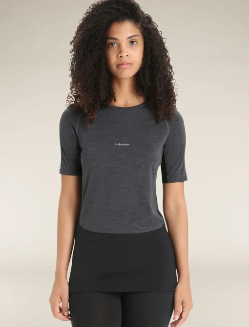 Damen Icebreaker Funktionswäsche & Base Layer^125 Zoneknit™ Merino Kurzarmshirt Damen