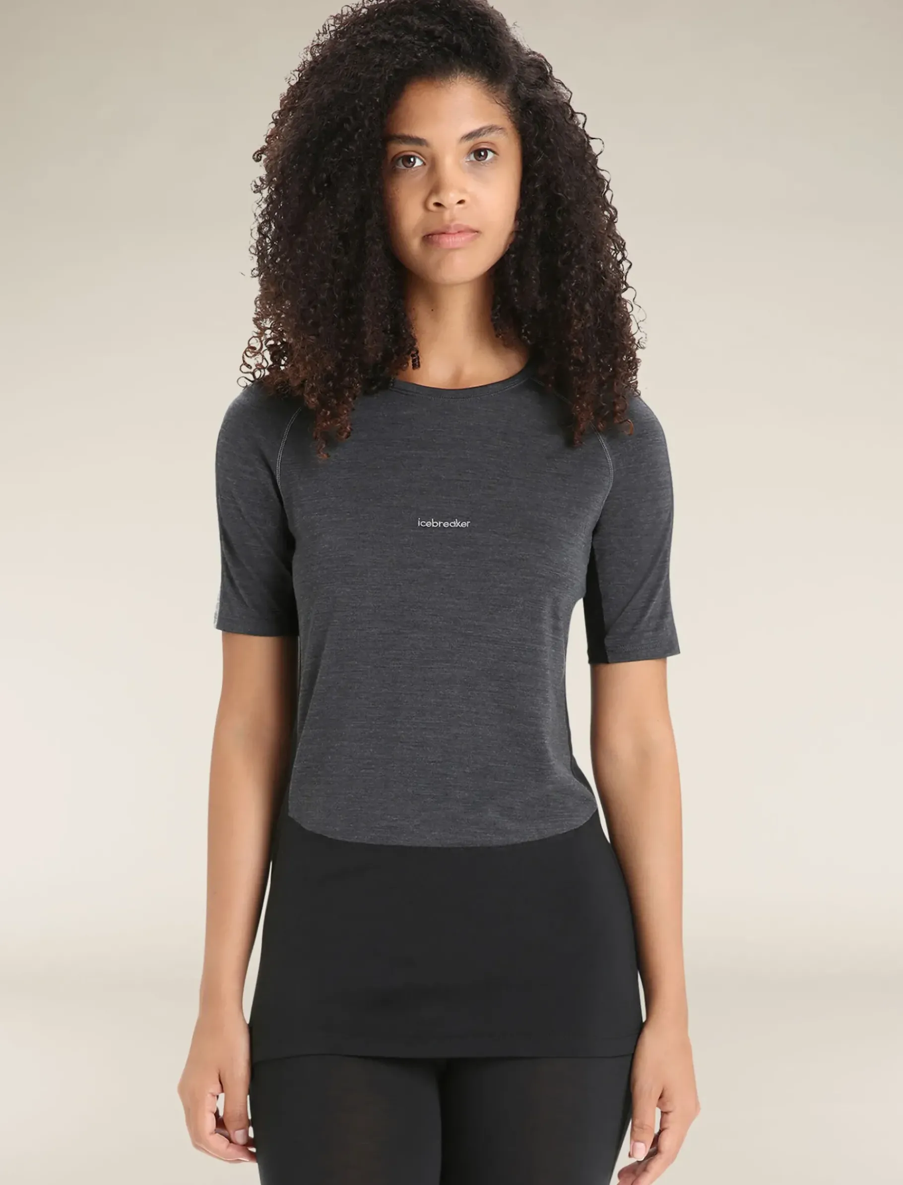 Damen Icebreaker Funktionswäsche & Base Layer^125 Zoneknit™ Merino Kurzarmshirt Damen
