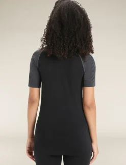 Damen Icebreaker Funktionswäsche & Base Layer^125 Zoneknit™ Merino Kurzarmshirt Damen