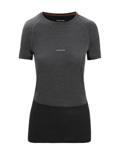 Damen Icebreaker Funktionswäsche & Base Layer^125 Zoneknit™ Merino Kurzarmshirt Damen