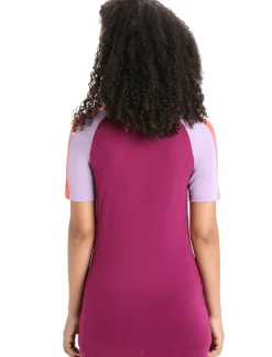 Damen Icebreaker Funktionswäsche & Base Layer^125 Zoneknit™ Merino Kurzarmshirt Damen