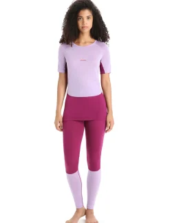 Damen Icebreaker Funktionswäsche & Base Layer^125 Zoneknit™ Merino Kurzarmshirt Damen