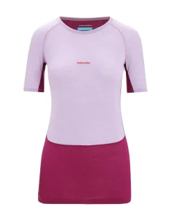 Damen Icebreaker Funktionswäsche & Base Layer^125 Zoneknit™ Merino Kurzarmshirt Damen