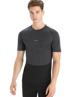 Herren Icebreaker Funktionswäsche & Base Layer^125 Zoneknit™ Merino Kurzarmshirt Herren