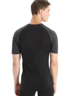 Herren Icebreaker Funktionswäsche & Base Layer^125 Zoneknit™ Merino Kurzarmshirt Herren