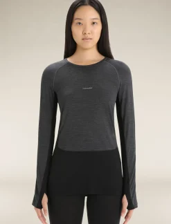 Damen Icebreaker Funktionswäsche & Base Layer^125 Zoneknit™ Merino Langarmshirt Damen