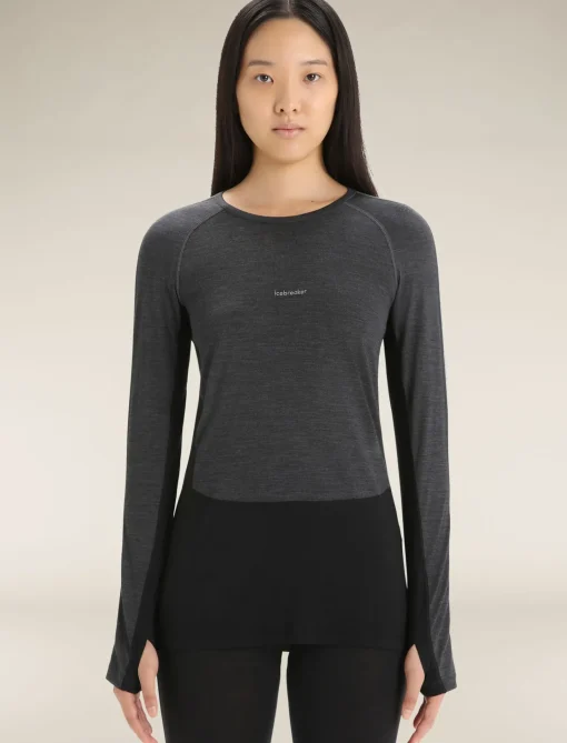 Damen Icebreaker Funktionswäsche & Base Layer^125 Zoneknit™ Merino Langarmshirt Damen