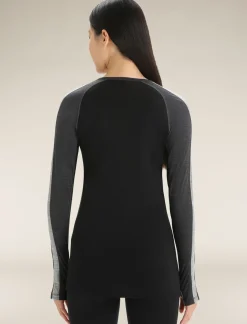 Damen Icebreaker Funktionswäsche & Base Layer^125 Zoneknit™ Merino Langarmshirt Damen