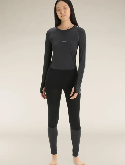 Damen Icebreaker Funktionswäsche & Base Layer^125 Zoneknit™ Merino Langarmshirt Damen