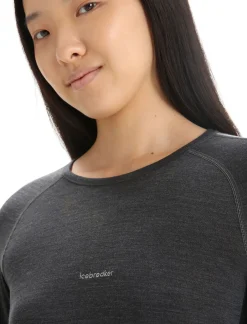 Damen Icebreaker Funktionswäsche & Base Layer^125 Zoneknit™ Merino Langarmshirt Damen