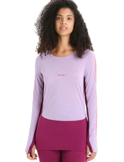 Damen Icebreaker Funktionswäsche & Base Layer^125 Zoneknit™ Merino Langarmshirt Damen