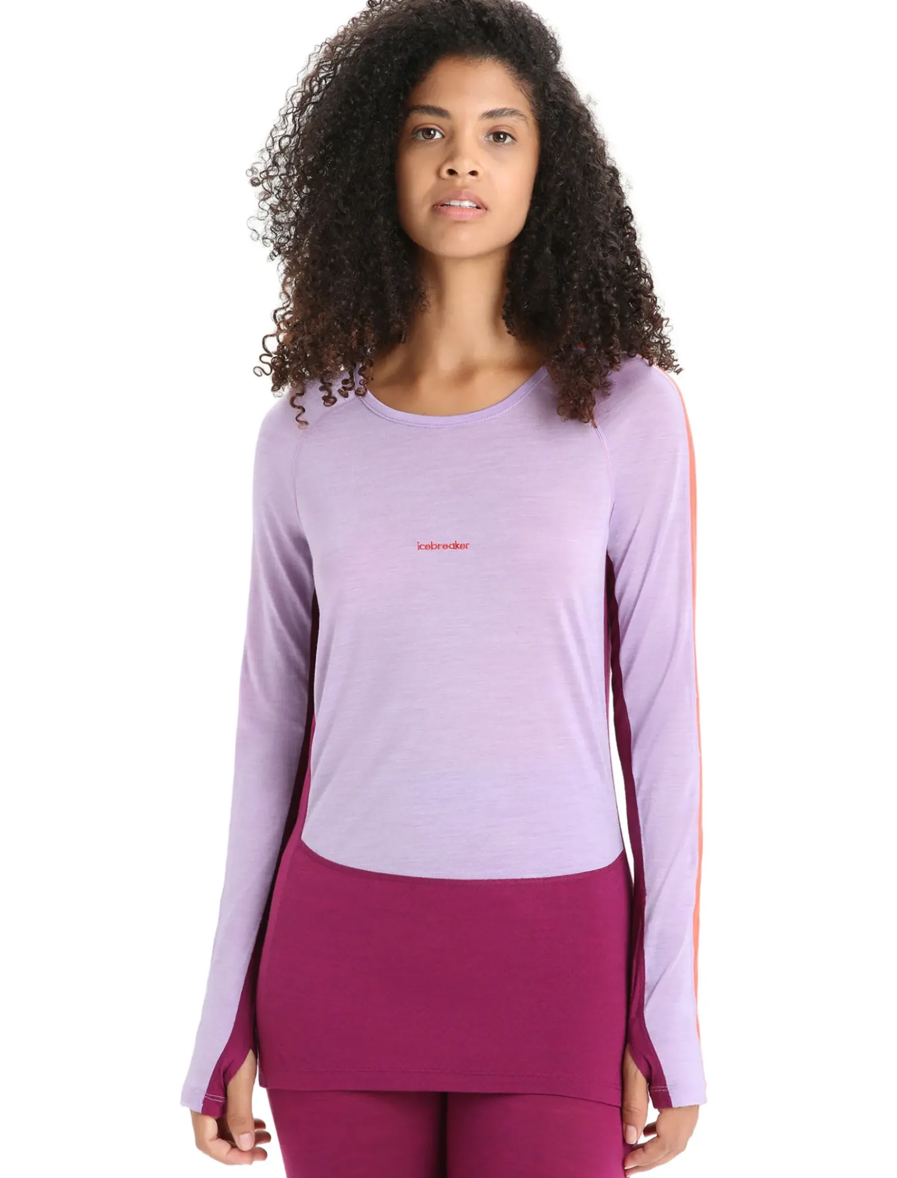 Damen Icebreaker Funktionswäsche & Base Layer^125 Zoneknit™ Merino Langarmshirt Damen