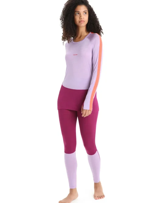 Damen Icebreaker Funktionswäsche & Base Layer^125 Zoneknit™ Merino Langarmshirt Damen