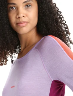 Damen Icebreaker Funktionswäsche & Base Layer^125 Zoneknit™ Merino Langarmshirt Damen
