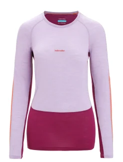 Damen Icebreaker Funktionswäsche & Base Layer^125 Zoneknit™ Merino Langarmshirt Damen