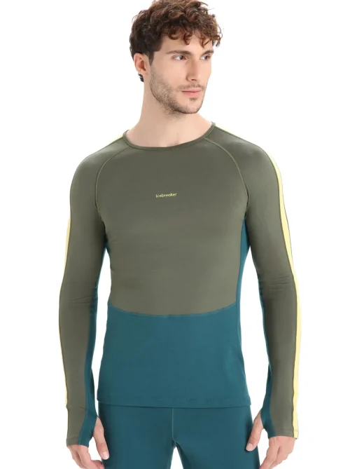 Herren Icebreaker Funktionswäsche & Base Layer^200 Zoneknit™ Merino Langarmshirt Herren