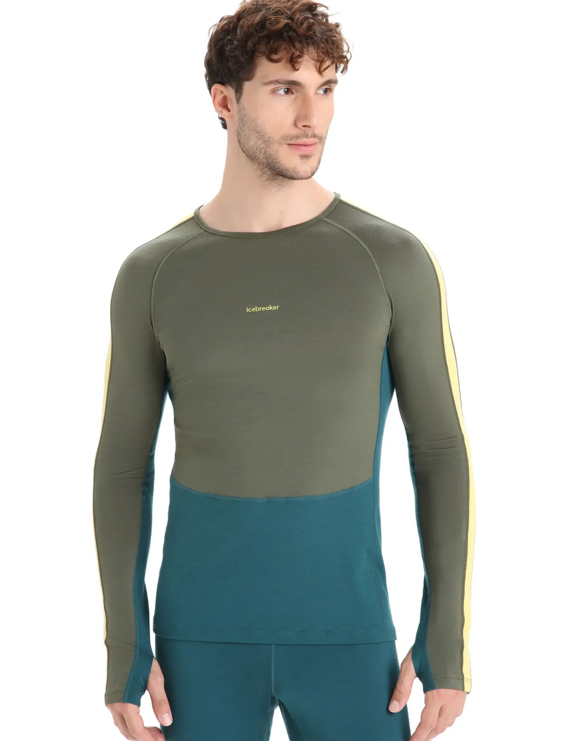 Herren Icebreaker Funktionswäsche & Base Layer^200 Zoneknit™ Merino Langarmshirt Herren