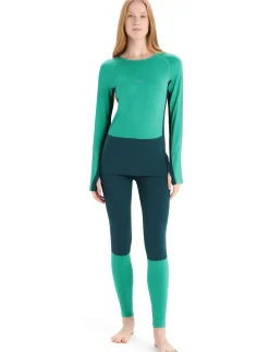 Damen Icebreaker Funktionswäsche & Base Layer^200 Zoneknit™ Merino Langarmshirt Damen