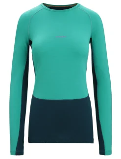 Damen Icebreaker Funktionswäsche & Base Layer^200 Zoneknit™ Merino Langarmshirt Damen