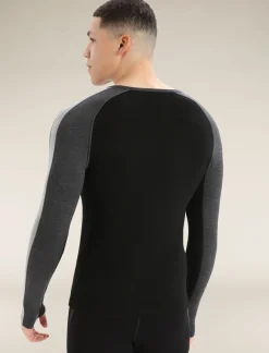 Herren Icebreaker Funktionswäsche & Base Layer^200 Zoneknit™ Merino Langarmshirt Herren
