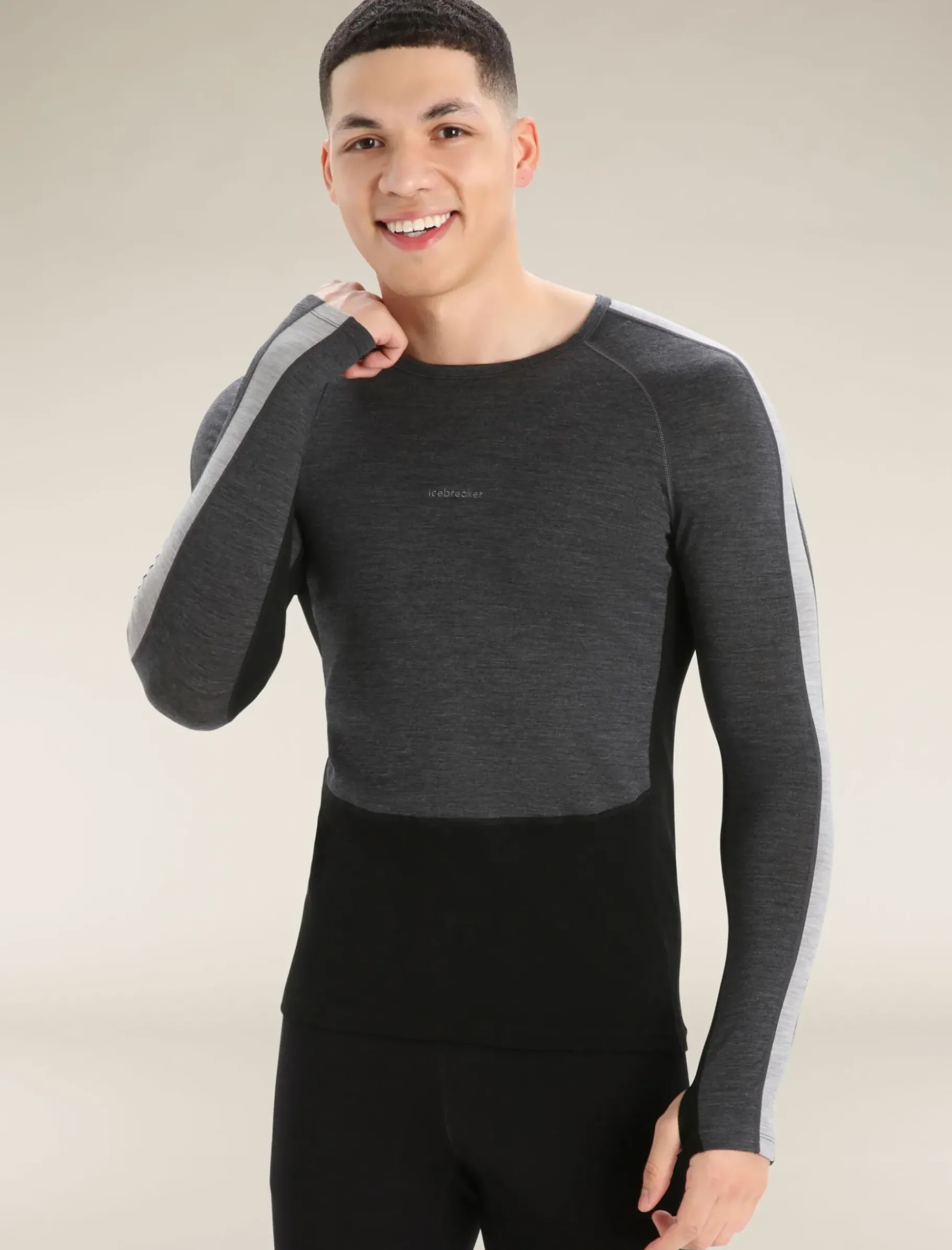 Herren Icebreaker Funktionswäsche & Base Layer^200 Zoneknit™ Merino Langarmshirt Herren