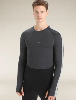 Herren Icebreaker Funktionswäsche & Base Layer^125 Zoneknit™ Merino Langarmshirt Herren