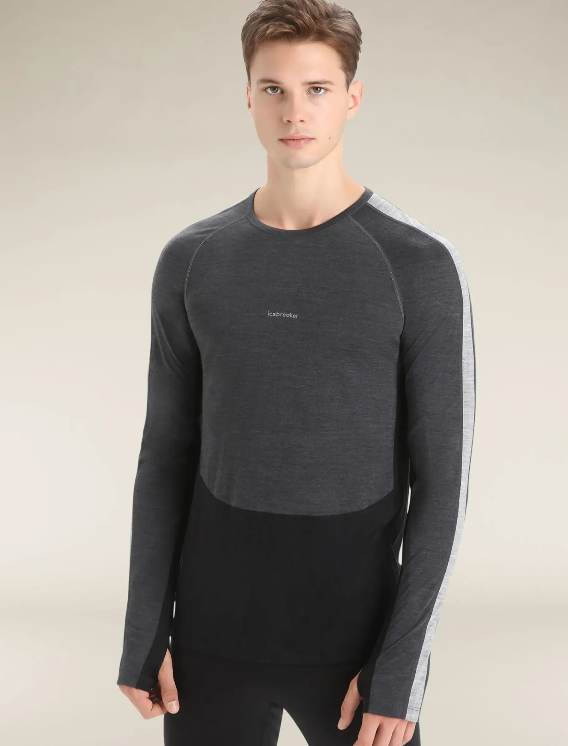 Herren Icebreaker Funktionswäsche & Base Layer^125 Zoneknit™ Merino Langarmshirt Herren