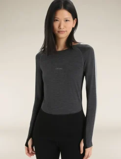 Damen Icebreaker Funktionswäsche & Base Layer^200 Zoneknit™ Merino Langarmshirt Damen