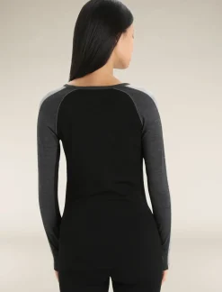 Damen Icebreaker Funktionswäsche & Base Layer^200 Zoneknit™ Merino Langarmshirt Damen