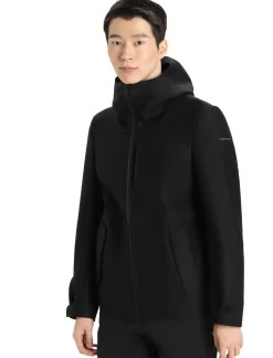 Herren Icebreaker Jacken & Westen^Gefilzte Merino Kapuzenjacke Herren