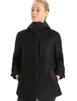 Damen Icebreaker Jacken & Westen^Gefilzte Merino Kapuzenjacke Damen