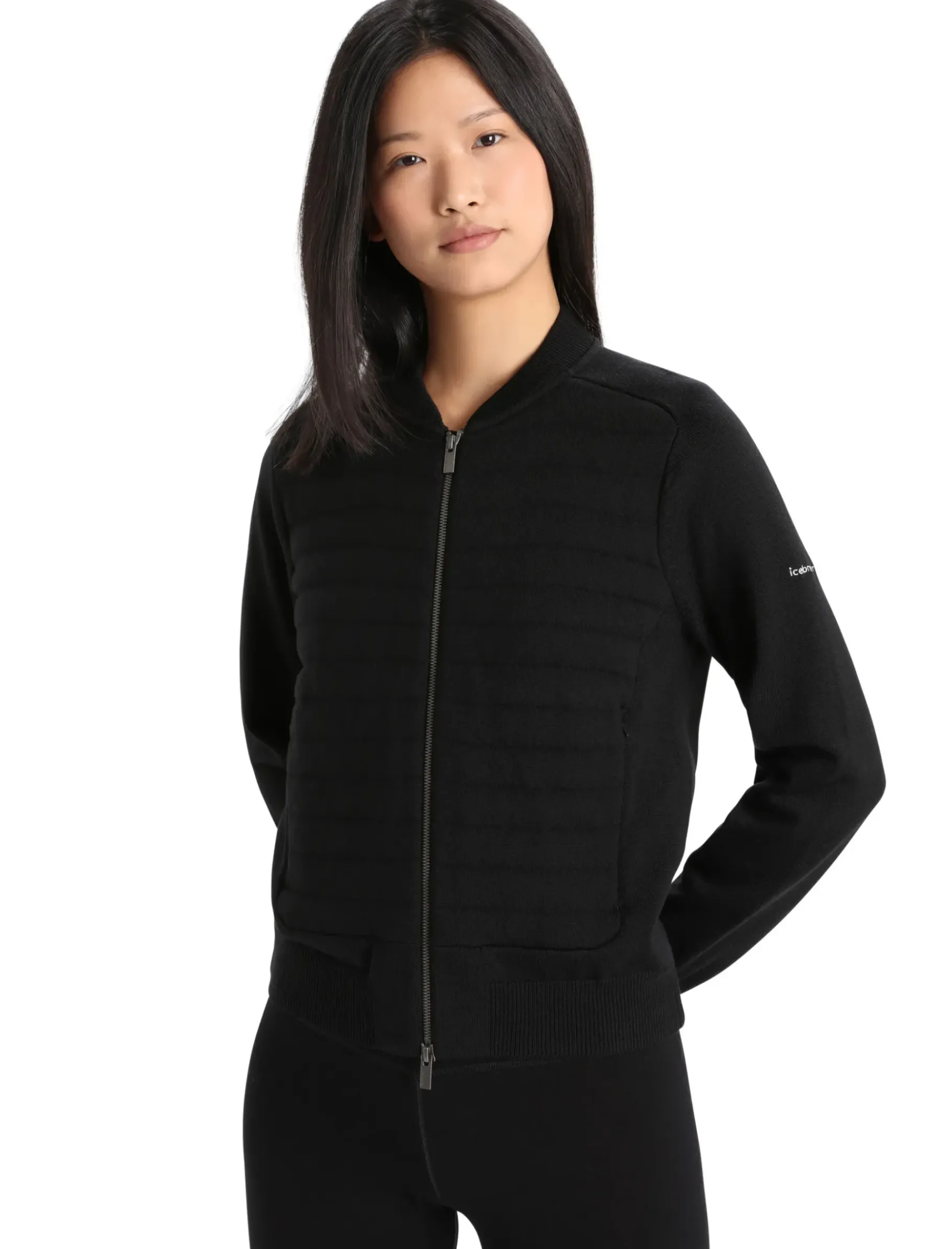 Damen Icebreaker Jacken & Westen^City Label Zoneknit™ Merino Insulated Knit Bomberjacke Damen