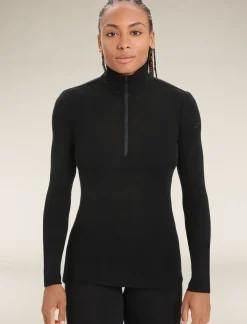 Damen Icebreaker Funktionswäsche & Base Layer^Merino 175 Everyday Half Zip Langarmshirt Damen