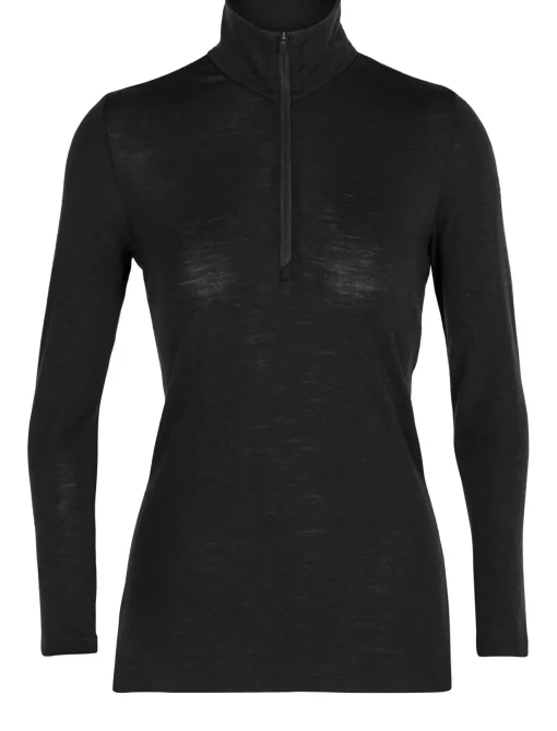 Damen Icebreaker Funktionswäsche & Base Layer^Merino 175 Everyday Half Zip Langarmshirt Damen