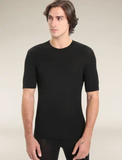 Herren Icebreaker Funktionswäsche & Base Layer^Merino 175 Everyday Thermo-Kurzarmshirt Mit Rundhalsausschnitt Herren