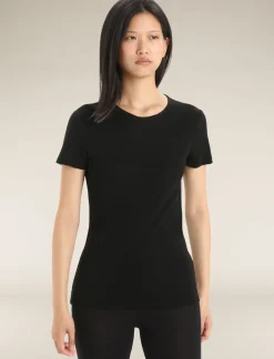 Damen Icebreaker Funktionswäsche & Base Layer^Merino 175 Everyday Thermo-Kurzarmshirt Mit Rundhalsausschnitt Damen