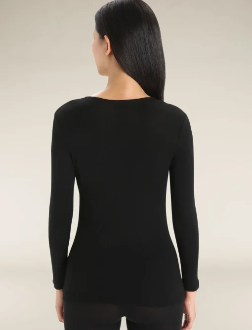 Damen Icebreaker Funktionswäsche & Base Layer^Merino 175 Everyday Thermo-Langarmshirt Mit Rundhalsausschnitt Damen