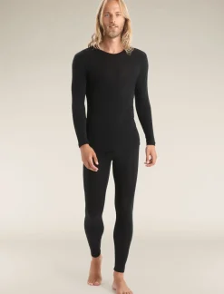 Herren Icebreaker Funktionswäsche & Base Layer^Merino 175 Everyday Thermo-Langarmshirt Mit Rundhalsausschnitt Herren