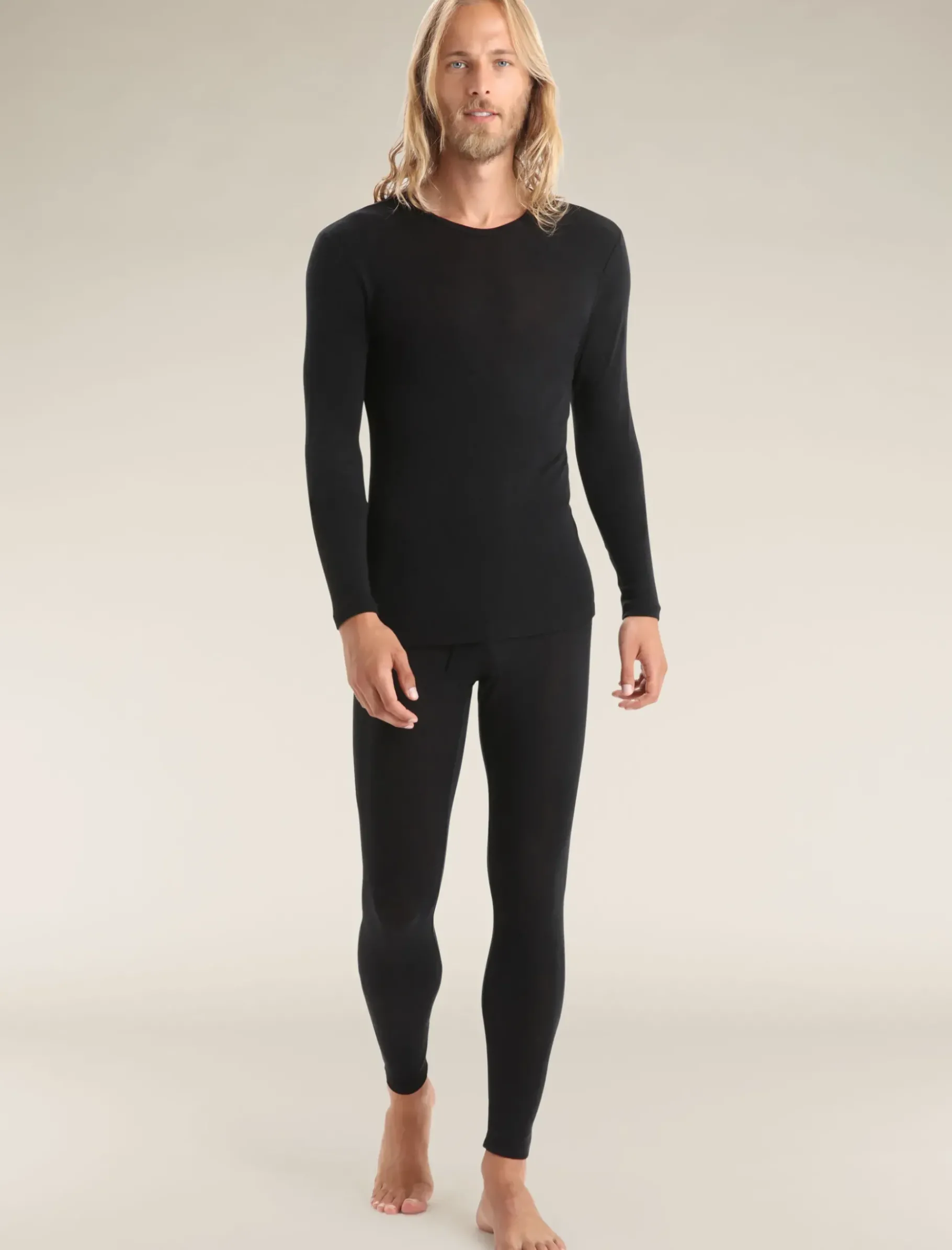 Herren Icebreaker Funktionswäsche & Base Layer^Merino 175 Everyday Thermo-Langarmshirt Mit Rundhalsausschnitt Herren