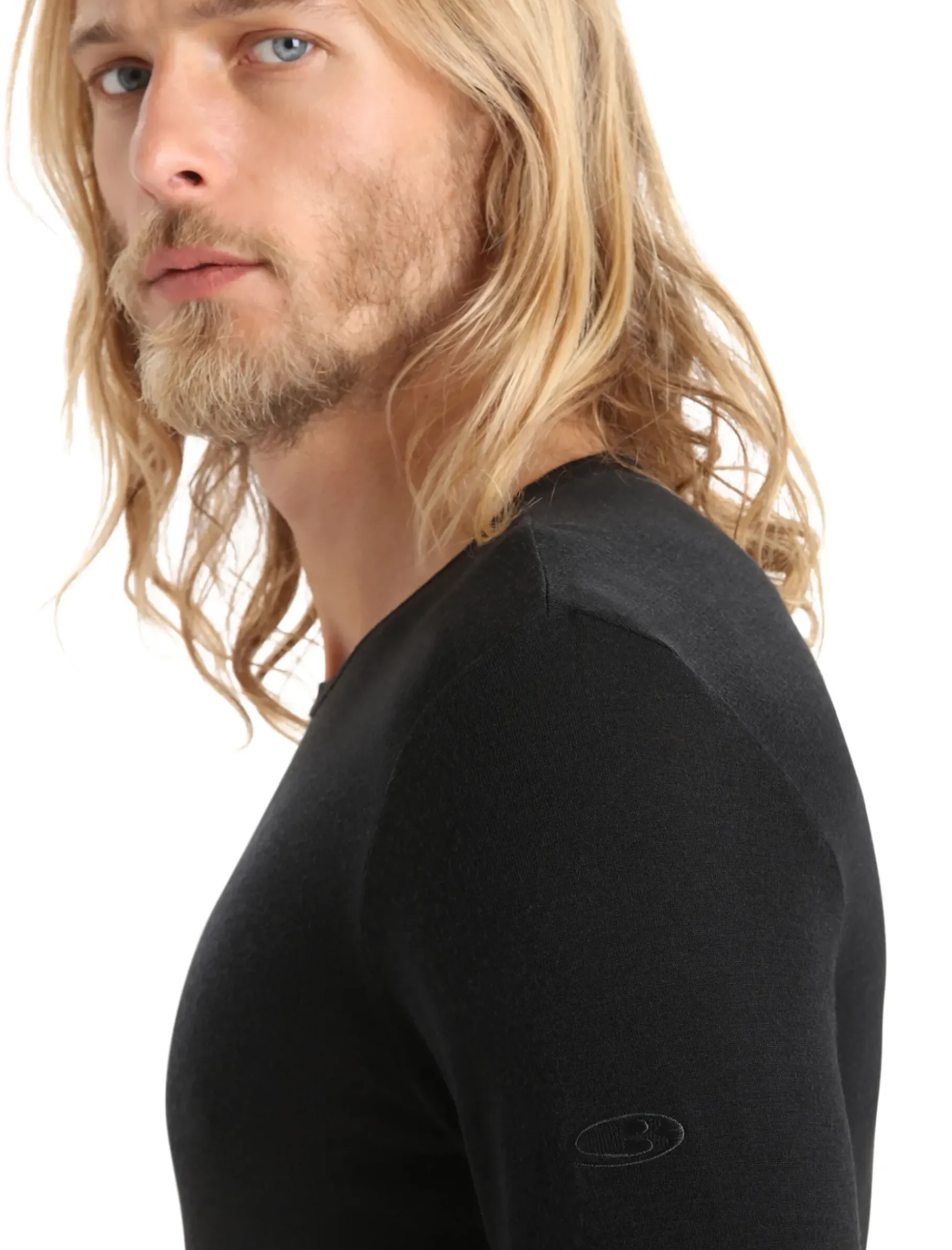 Herren Icebreaker Funktionswäsche & Base Layer^Merino 175 Everyday Thermo-Langarmshirt Mit Rundhalsausschnitt Herren