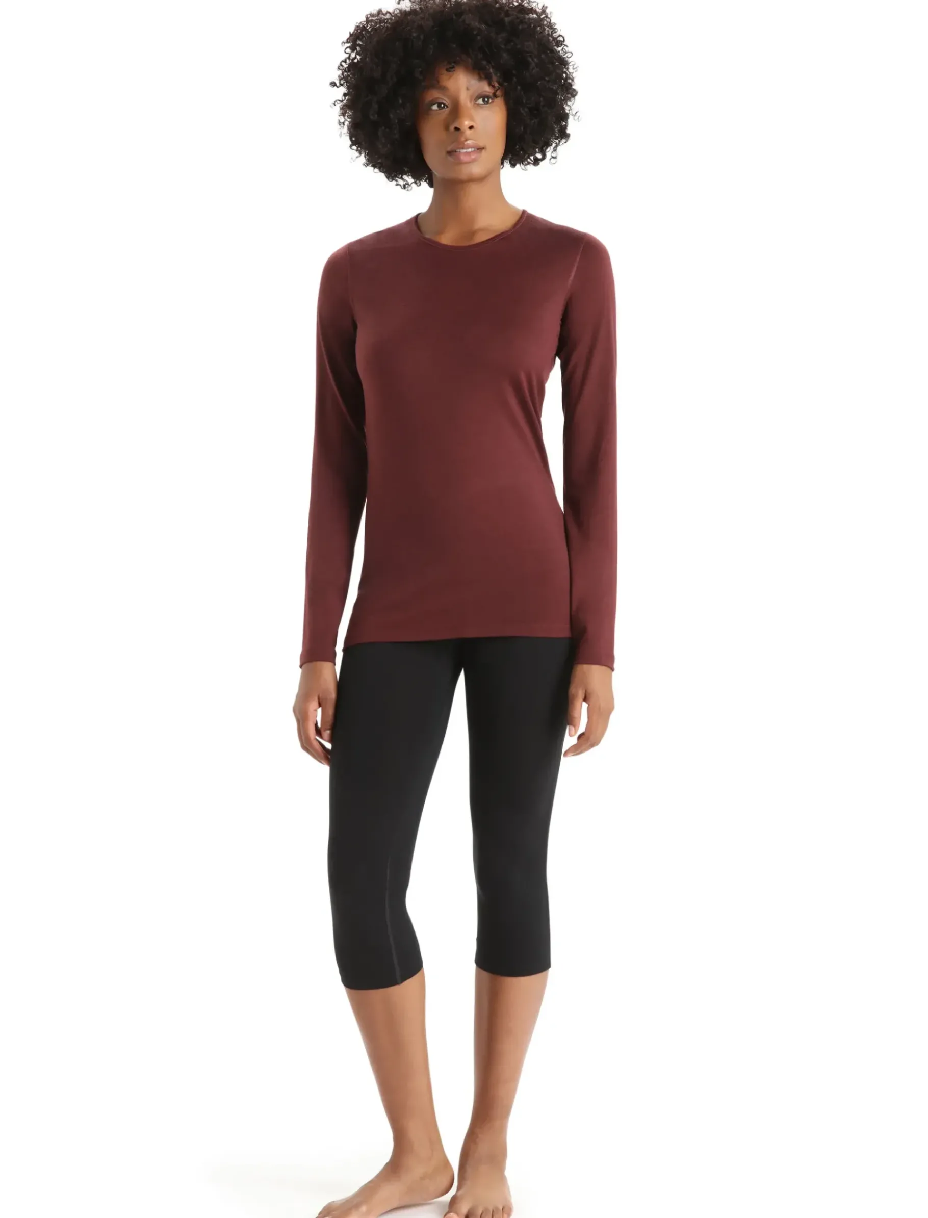 Damen Icebreaker Funktionswäsche & Base Layer^Merino 200 Oasis 3/4 Thermo-Leggings Damen